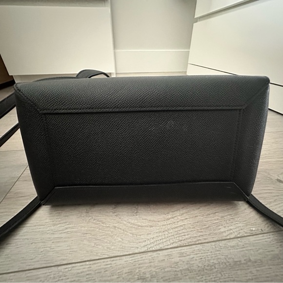 Celine Micro Belt Bag in Black Grained Leather- authentic - Picture 10 of 10